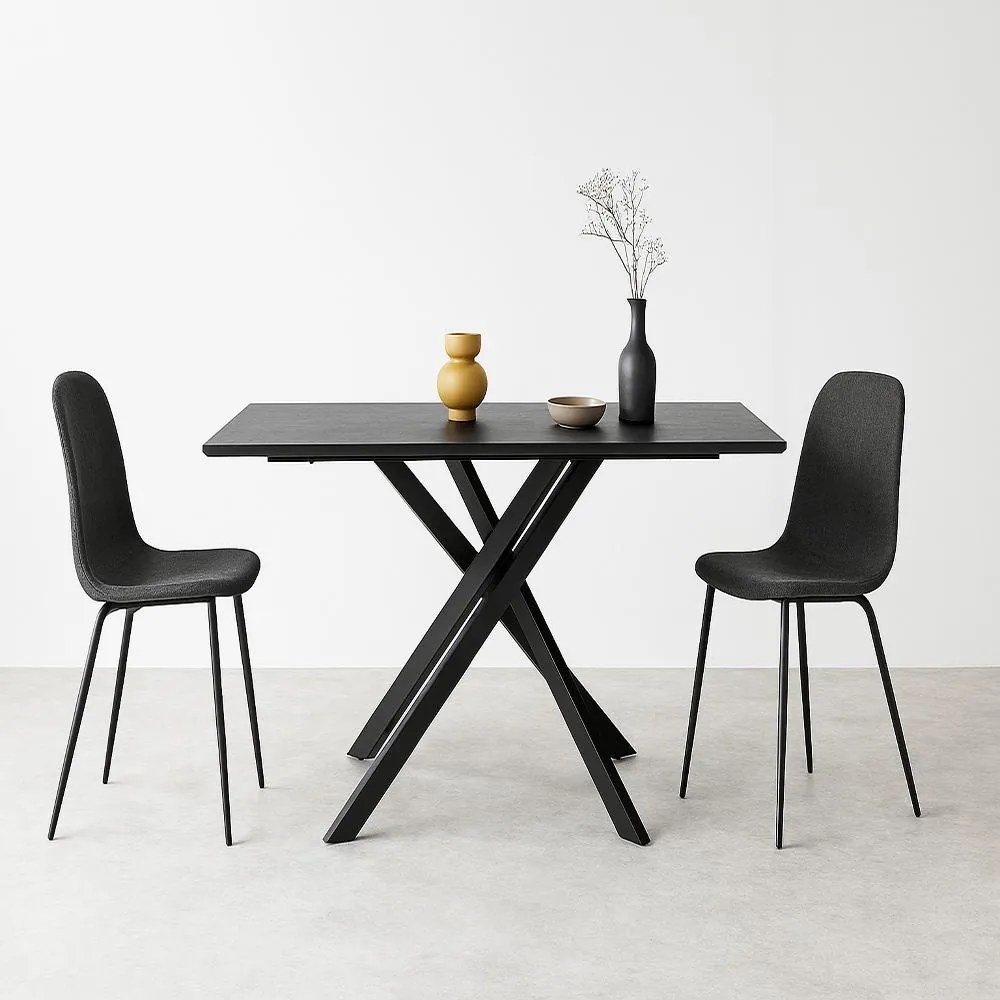 AVENBERG AXIS 180 Étkezőasztal - fekete