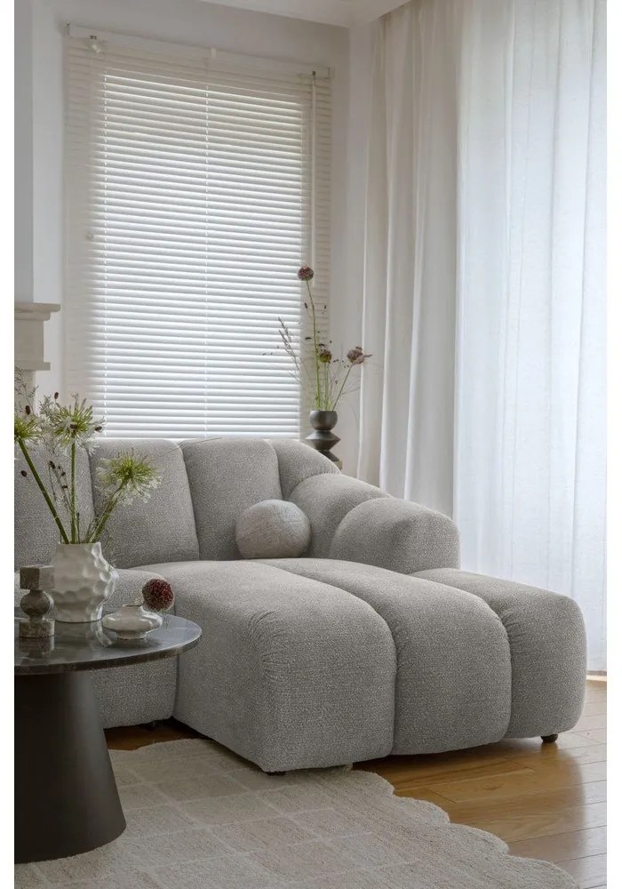 Világosszürke sarokkanapé (bal oldali-U alakú) Shell – Miuform