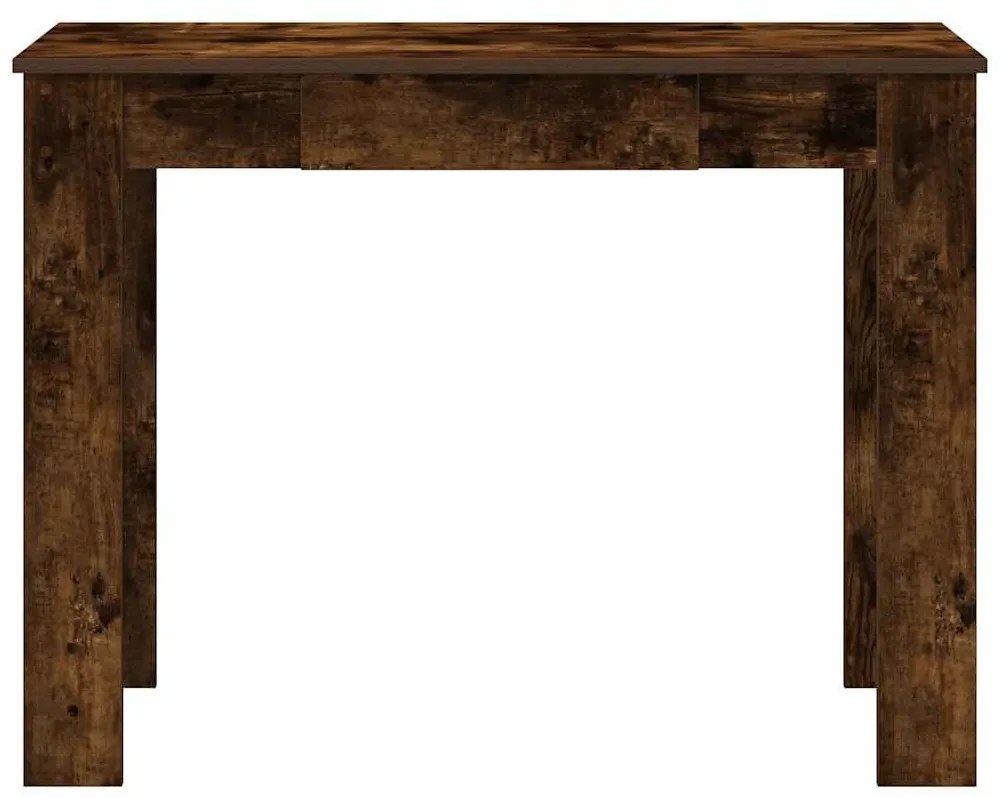 füstös tölgy színű szerelt fa íróasztal 100x45x75 cm