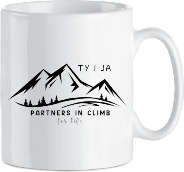 Ajándék bögre Te és Én Hegyek 330 ml