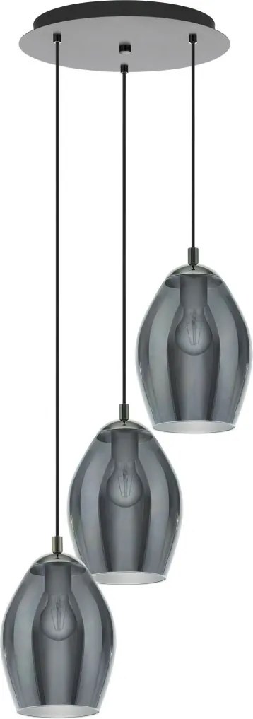 Eglo ESTANYS 39565 Függőlámpa 3x60W/E27 IP20