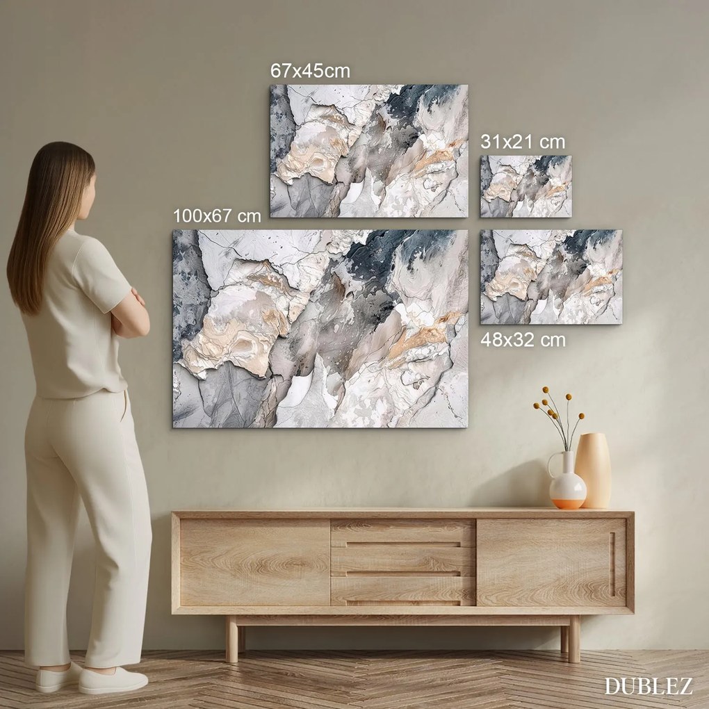 DUBLEZ | Fából készült kép - Abstract marble