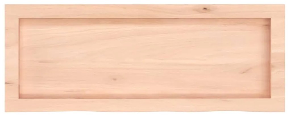 kezeletlen tömör fa fürdőszobai pult 80x30x(2-6) cm