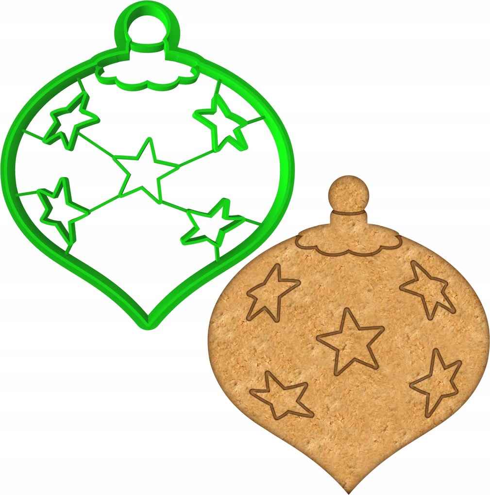 Mézeskalács lyukasztó Forma Karácsonyi Forma