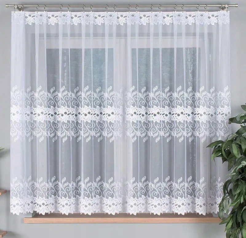 Mg Függöny jacquard 648/107 300x160cm Kész Szalaggal