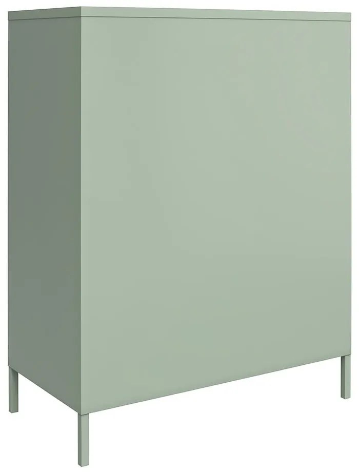 Zöld fém szekrény 40x102x80 cm Mission District – Støraa
