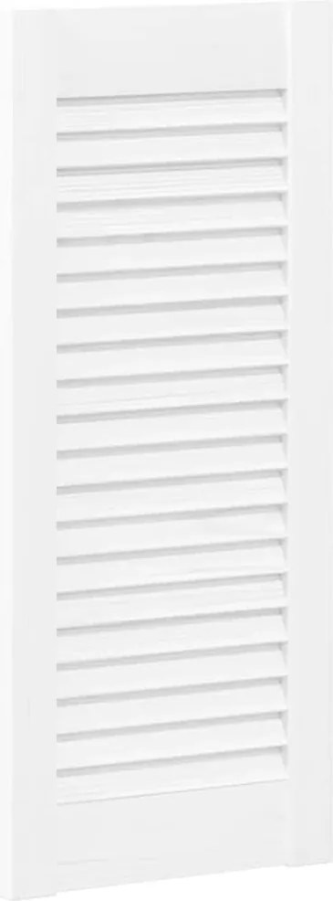 vidaXL 4 db fehér lamellás szekrényajtó 61,5 x 29,5 cm