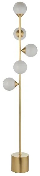 Endon 106756 - OTIS állólámpa 5xG9/3W/230V arany/fehér