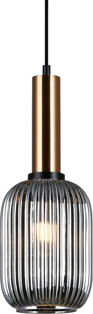 Italux ANTIOLA PND-5588-1M-BRO+SG Függőlámpa 1x40W/E27 IP20