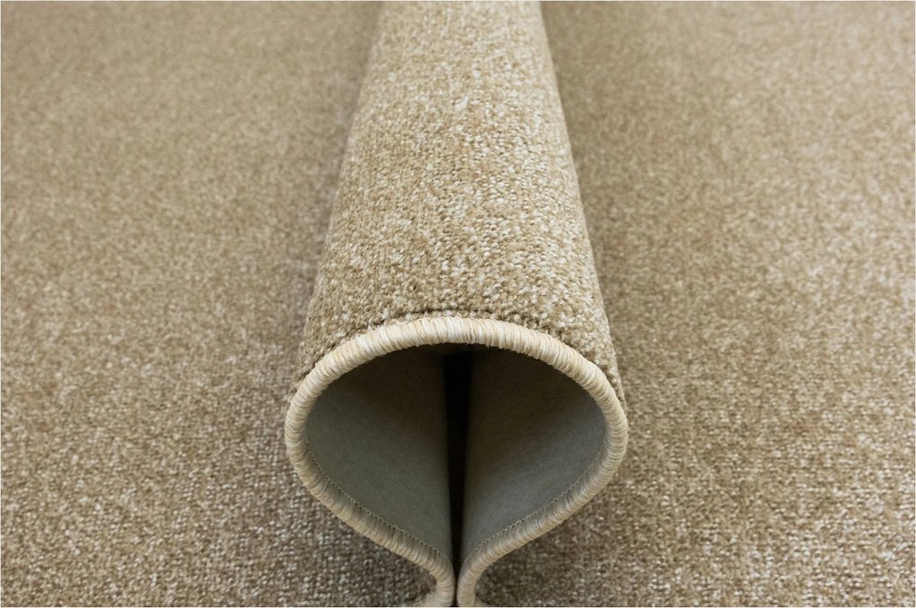 Bézs Melange Szőnyeg Sima Alacsony Filc Hálószoba Lyon 100x200 cm