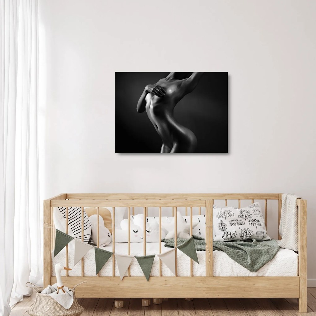 Üveg kép - Meztelen nők (70x50 cm)