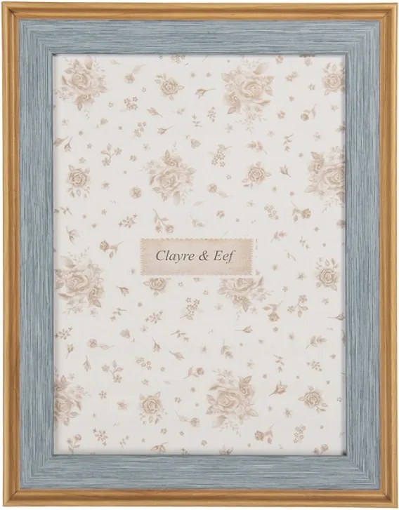 Szürke-kék fa képkeret Cadier L átmérős képhez