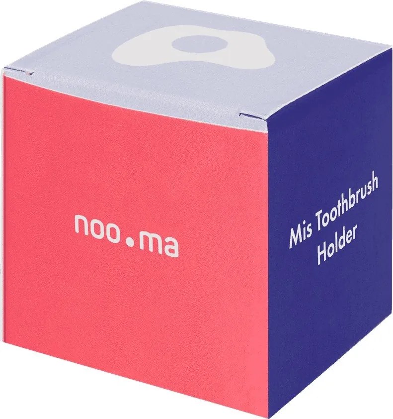 Ezüstszínű fém fogkefetartó Mis – noo.ma