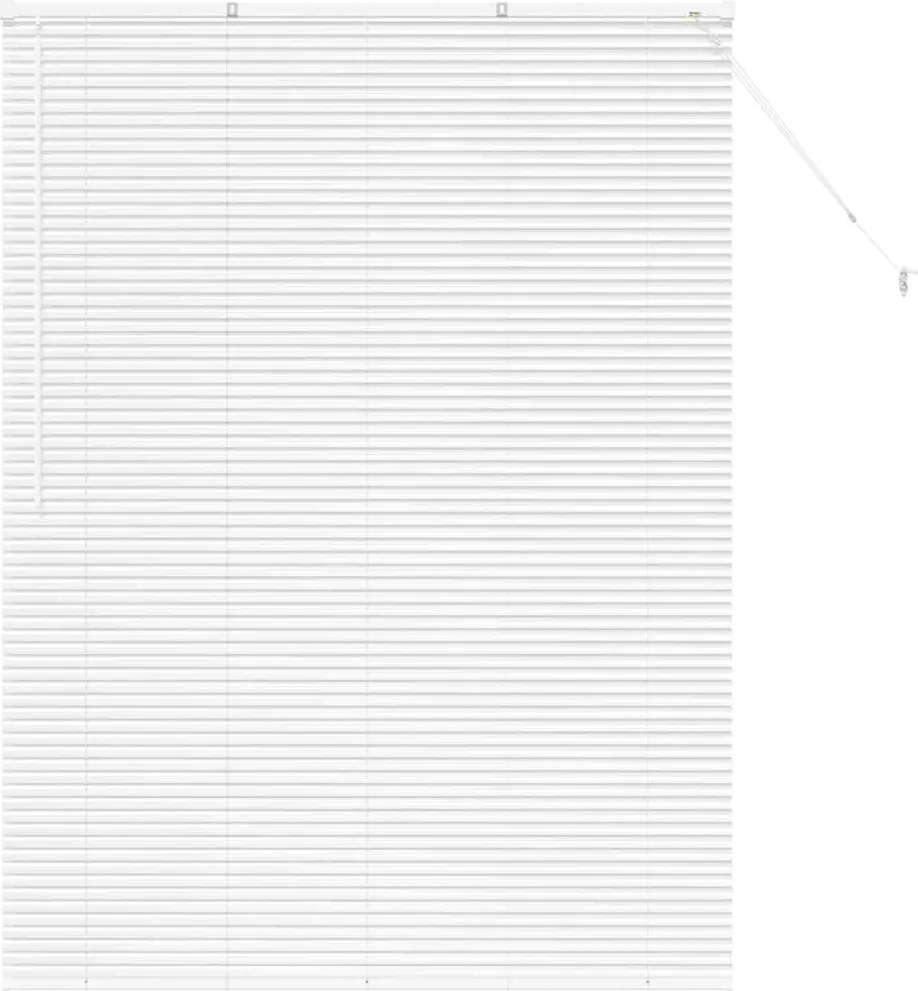 vidaXL Zsalugáter Redőnyök Fehér 175 x 125 cm Alumínium