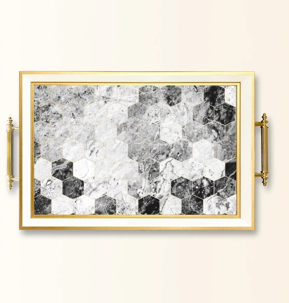 Üveg tálca, 38×24 cm – TPB9822