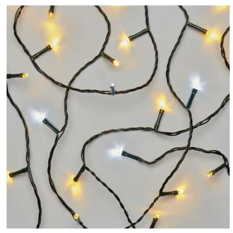 LED Karácsonyi kültéri lánc 80xLED/13m IP44 meleg/hideg fehér