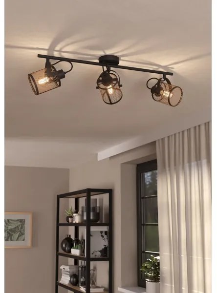 Eglo 43533 - Mennyezeti spotlámpa DELLOW 3xE27/40W/230V