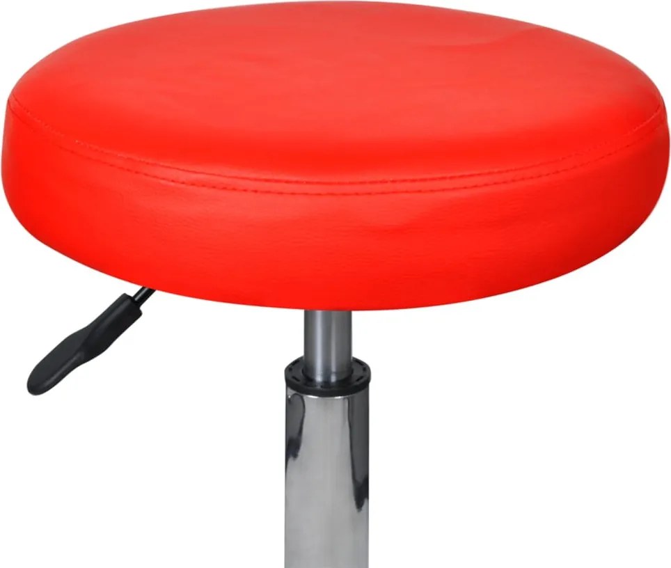 vidaXL 2 db piros műbőr irodaszék 35,5 x 84 cm