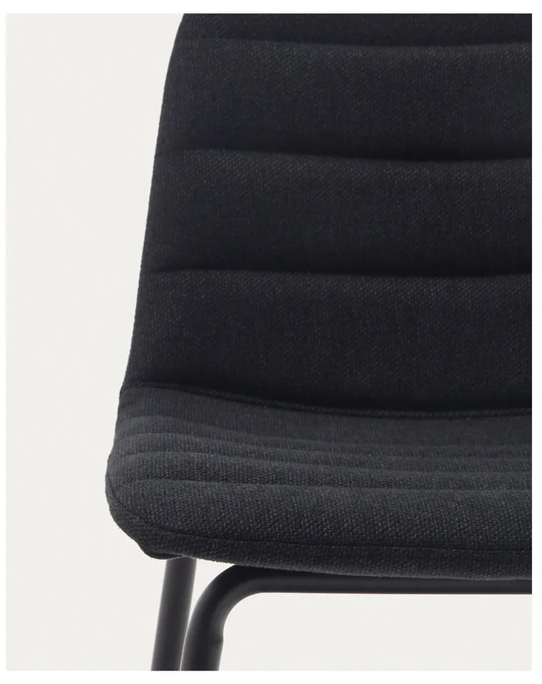Fekete bárszék szett 2 db-os 92,5 cm Zunilda – Kave Home