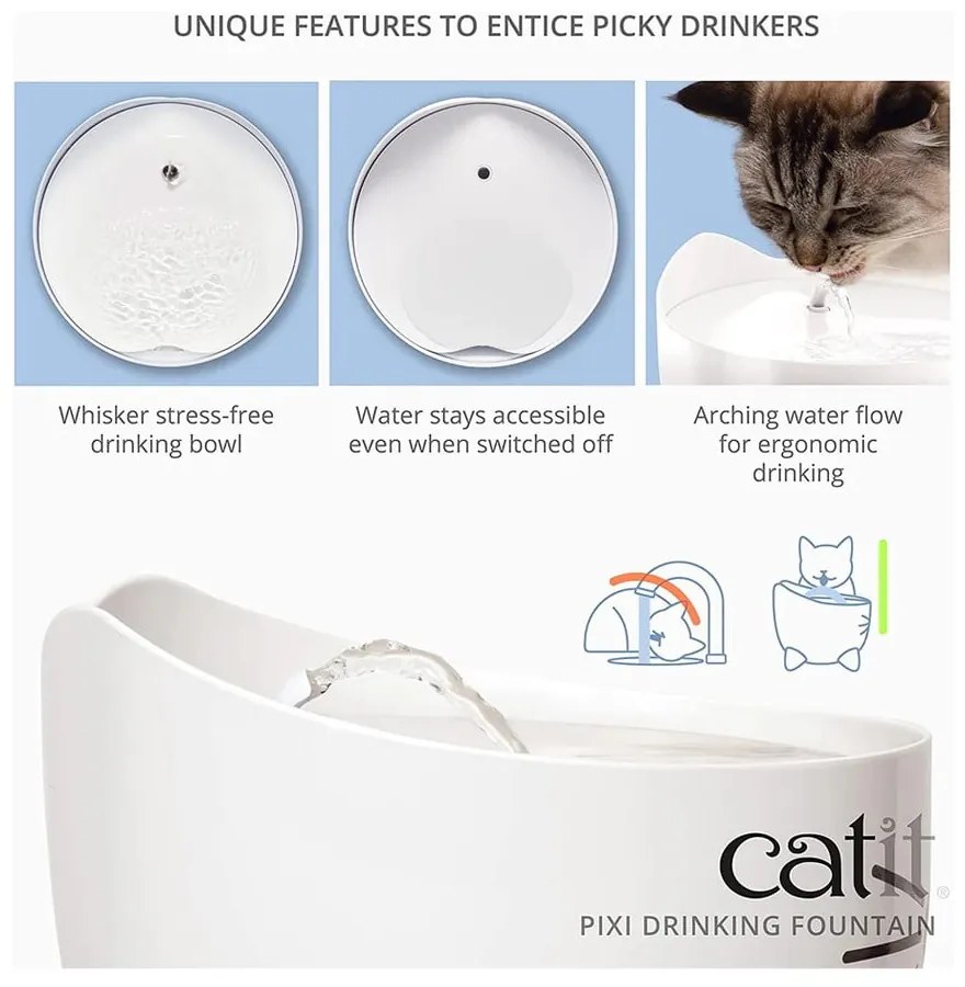 Ivókút macskáknak ø 22 cm Catit Pixi - Plaček Pet Products