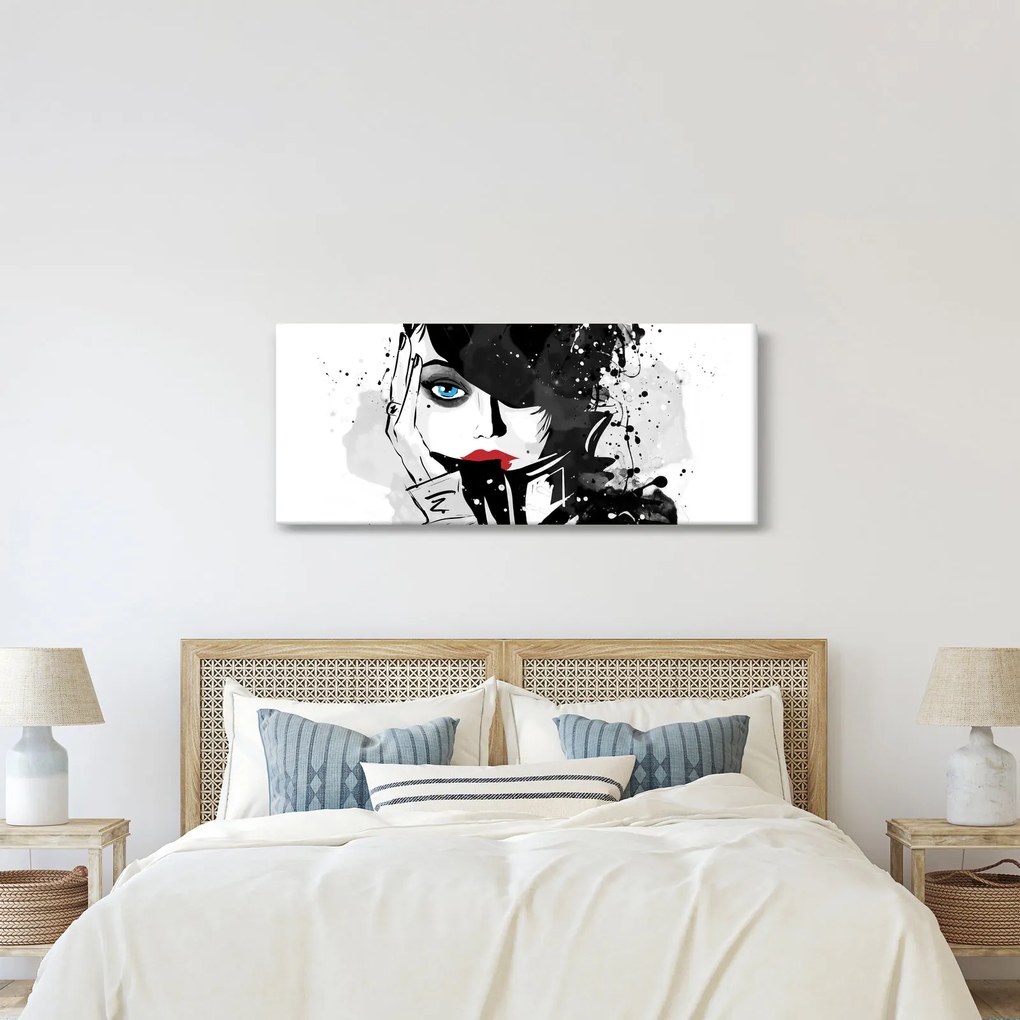 Kép - A titokzatos nő (120x50 cm)