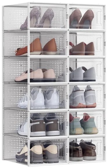 BOXIFY moduláris polc rekeszekkel, fehér