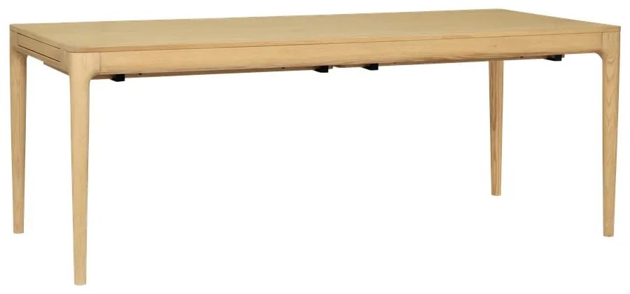 Tölgyfa bővíthető étkezőasztal 90x200 cm Heart'n'Soul – UMAGE