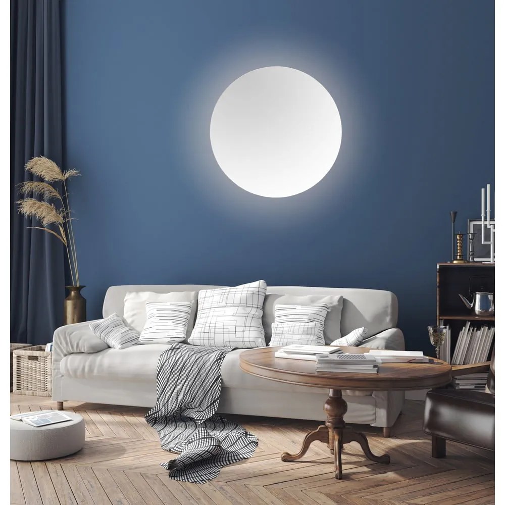 Fali tükör világítással ø 60 cm Luna – Mirrors and More