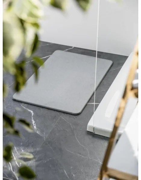 WENKO 24936100-SIMI fürdőszőnyeg 39x60 cm szürke