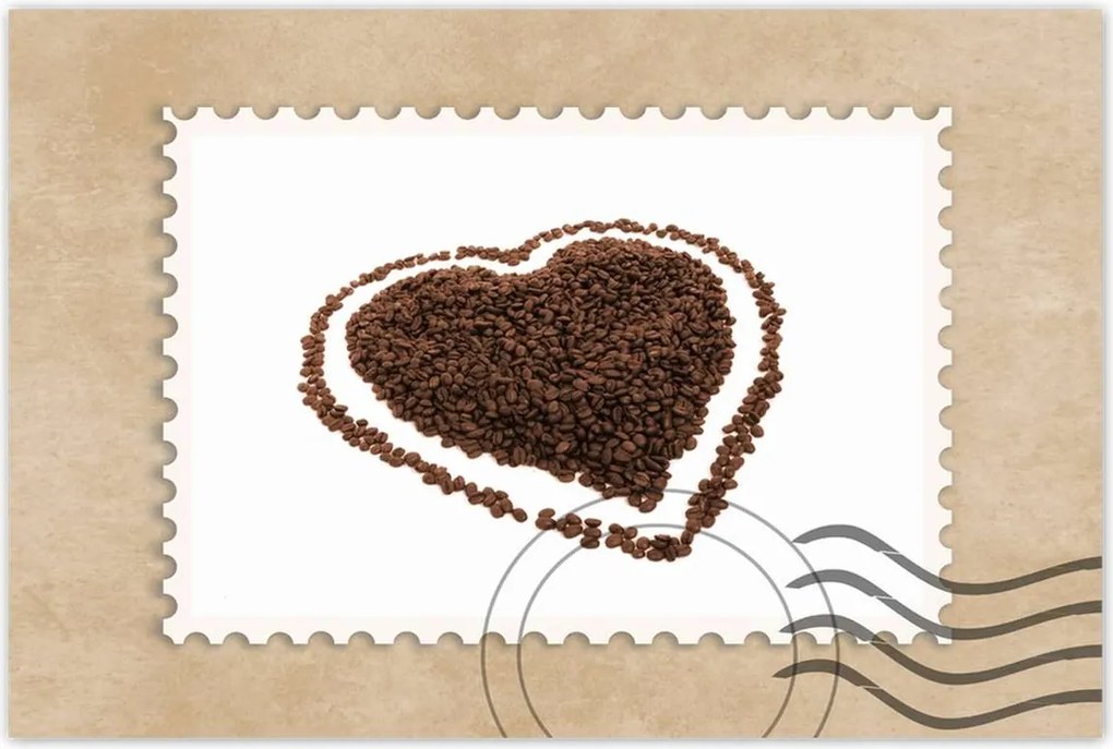 Poszterek 90x60 Kávé a szívnek