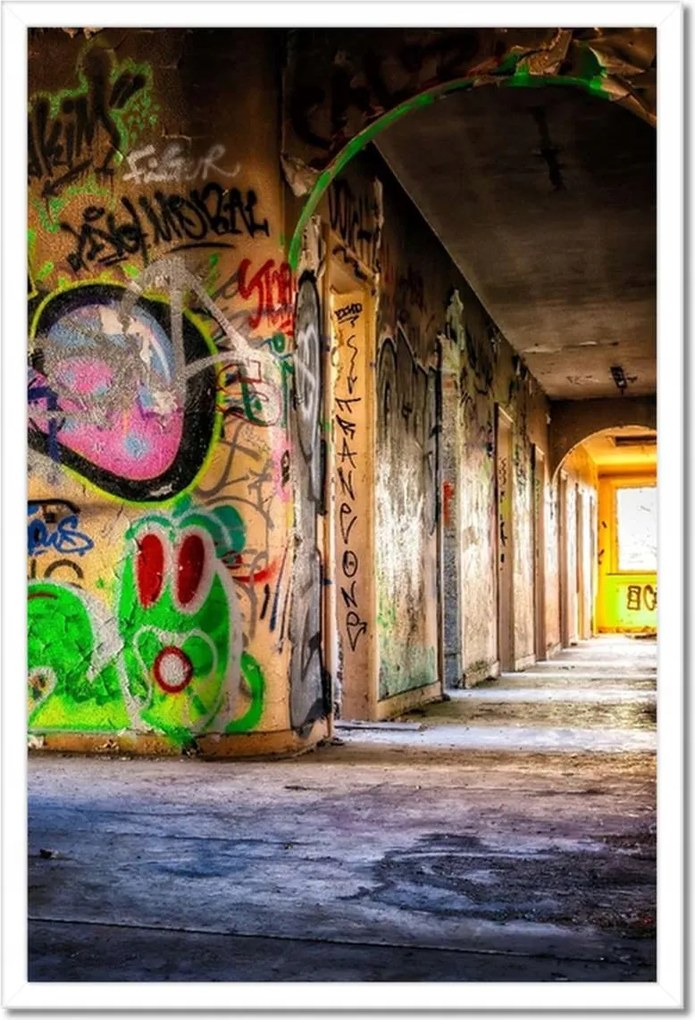 Poszterek keretben 40x60 Grafiti falikép