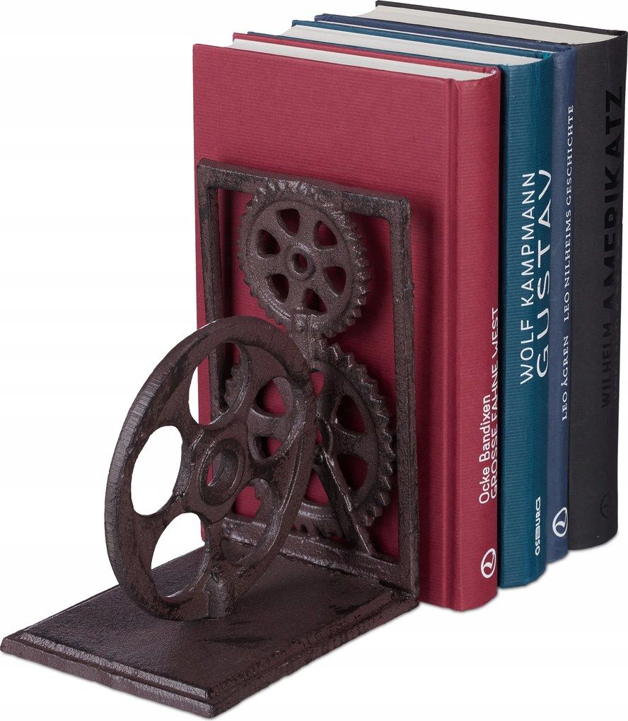 Könyvtámasz ipari stílus öntöttvas