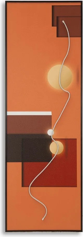 Nyomtatott keretezett vászon kép 50x150 cm LED – Mauro Ferretti