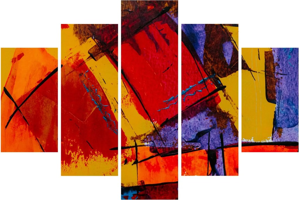 Absztrakciós kép (150x105 cm)