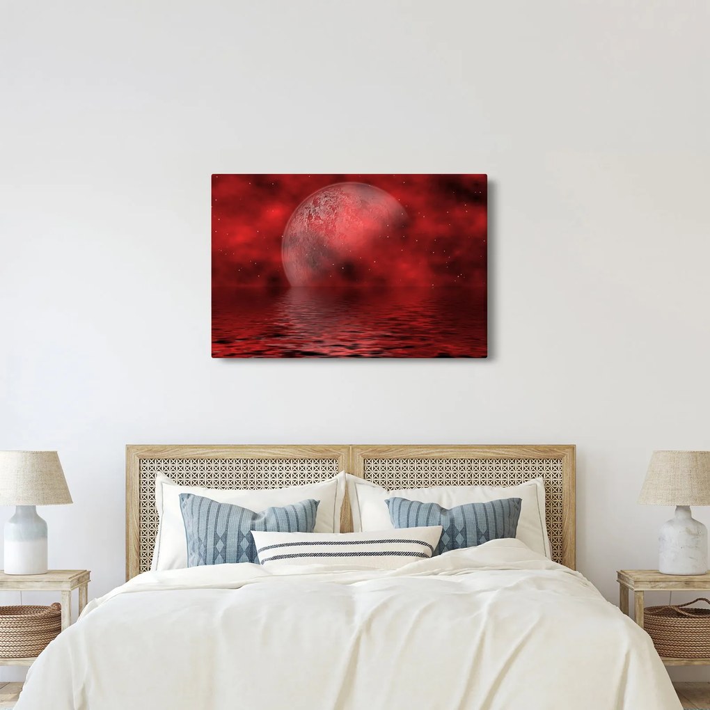 Kép - Hold a felszínen (90x60 cm)