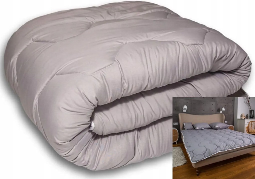 Négyévszakos Paplan 200X220CM/ANTIALLERGÉN Kiváló Minőségű-lengyel Termék