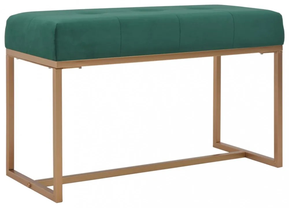 zöld bársonypad 80 cm