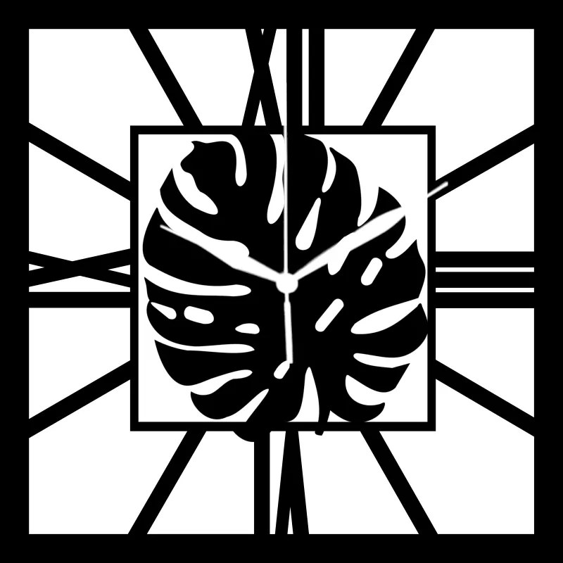 Falióra Dekoratív Virág Monstery Monstera Ajándék 35 cm