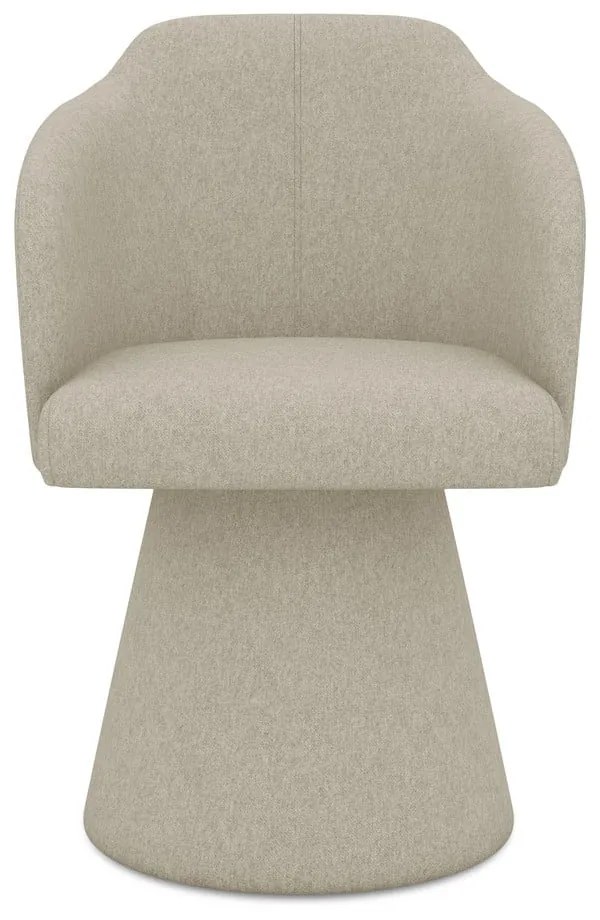 Bézs kárpitozott étkezőfotel Kanoa – Makamii