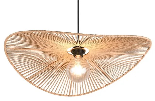 Matt fekete függőlámpa ø 58 cm Laurine – Trio