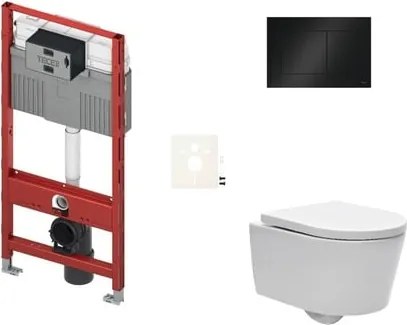 Fali WC szett TECE előtétfalas szereléshez + SAT Brevis WC SIKOTS3W4