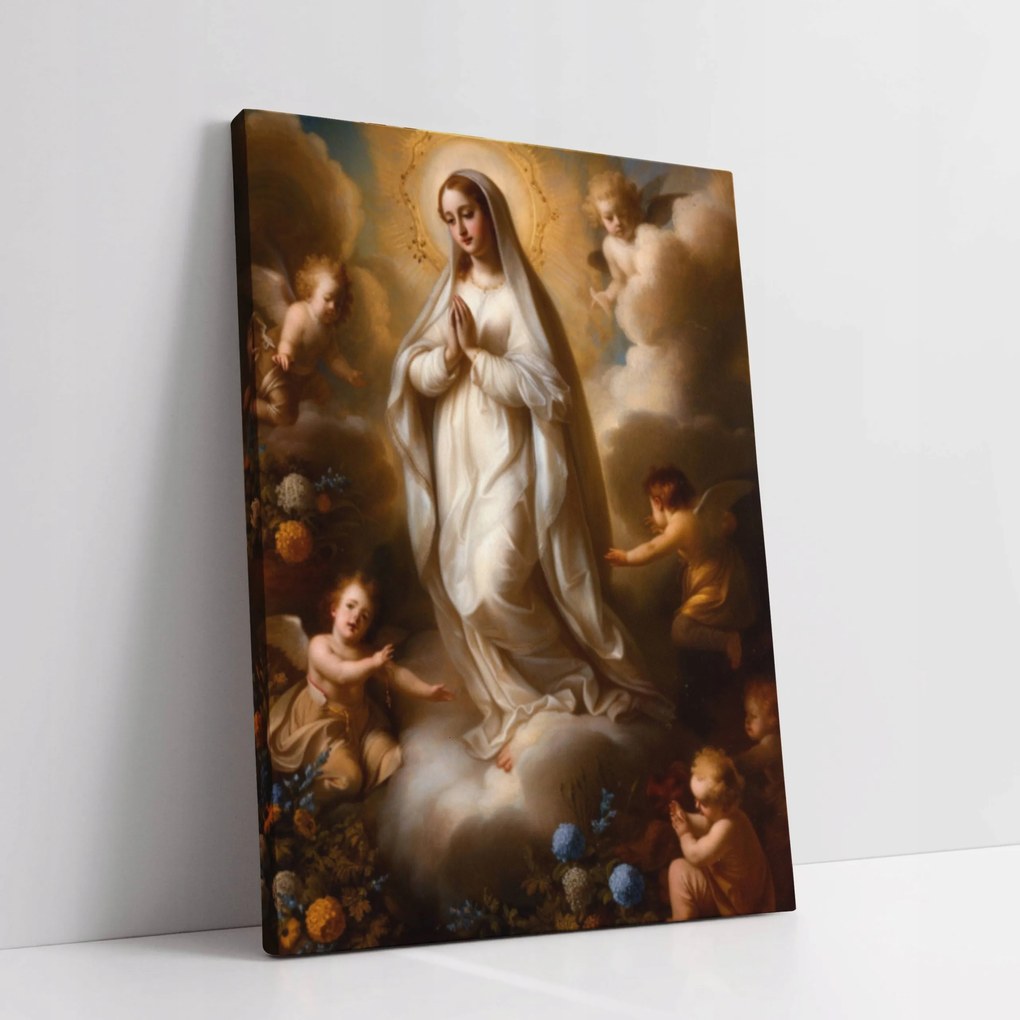 Vászonkép Szeplőtelen Szűz Mária otthon nappali szoba 75x100