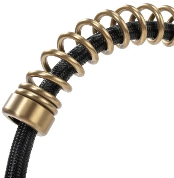 REA-B4821 - COLIN mosogató csaptelep kihúzható zuhanyfejjel, 42,5 cm, szálcsiszolt arany