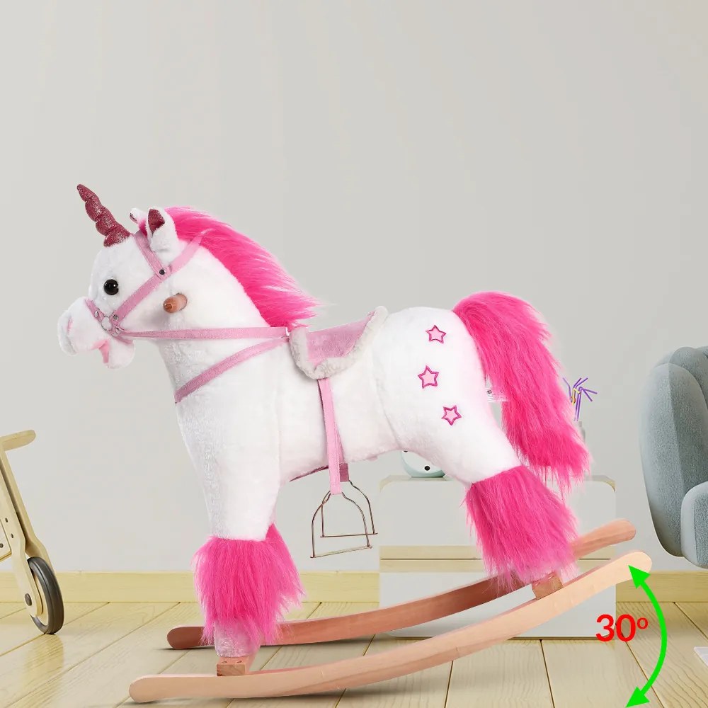 Spielwerk® Gyerek hintázó egyszarvú hangfunkcióval
