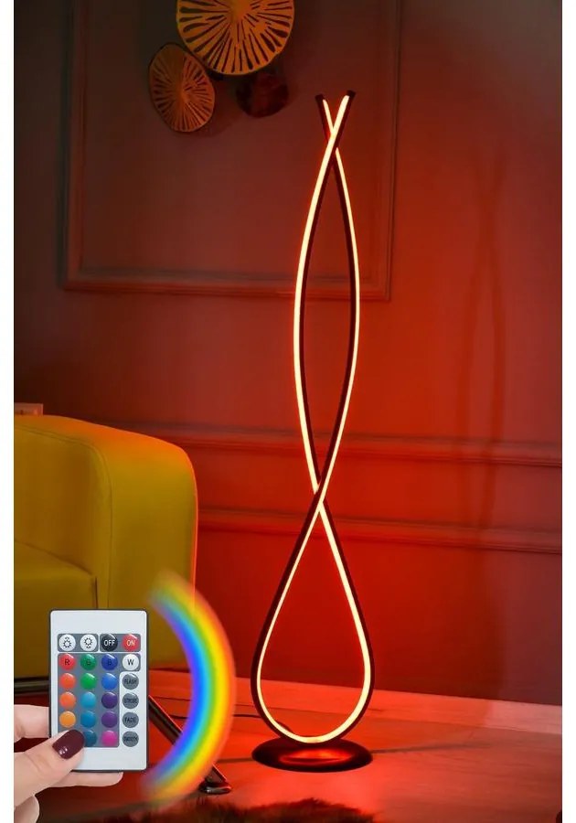 Állólámpa, Infinity Fekete - Multicolor