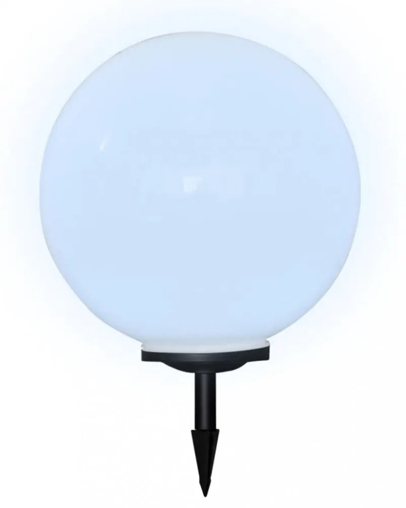 2 db kültéri gyalogjáró LED-lámpa cölöppel 50 cm