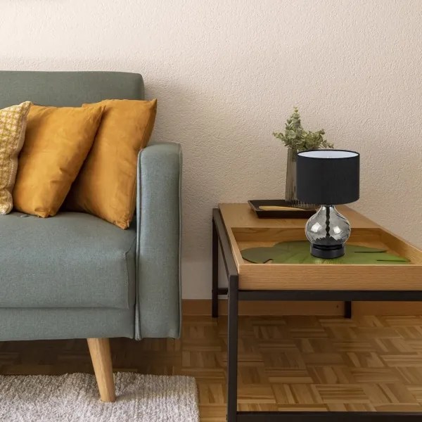 Rabalux 74034 - Asztali lámpa PIRELO 1xE14/25W/230V füstös