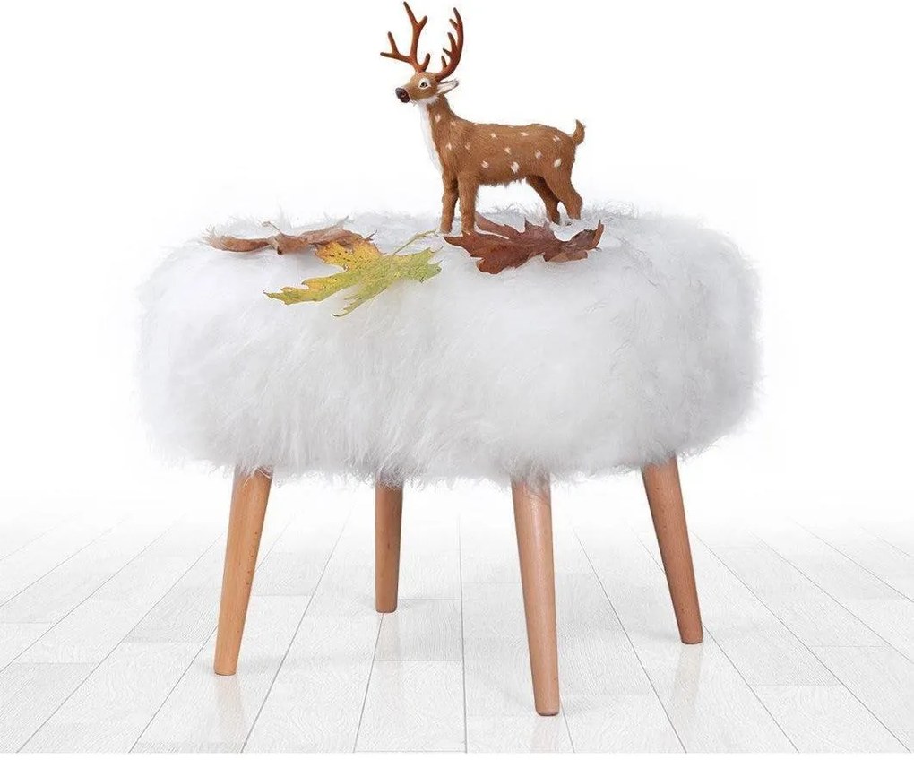 Puha Puff Deer - White