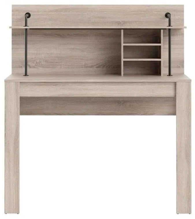 Felix Industrial íróasztal, természetes fa