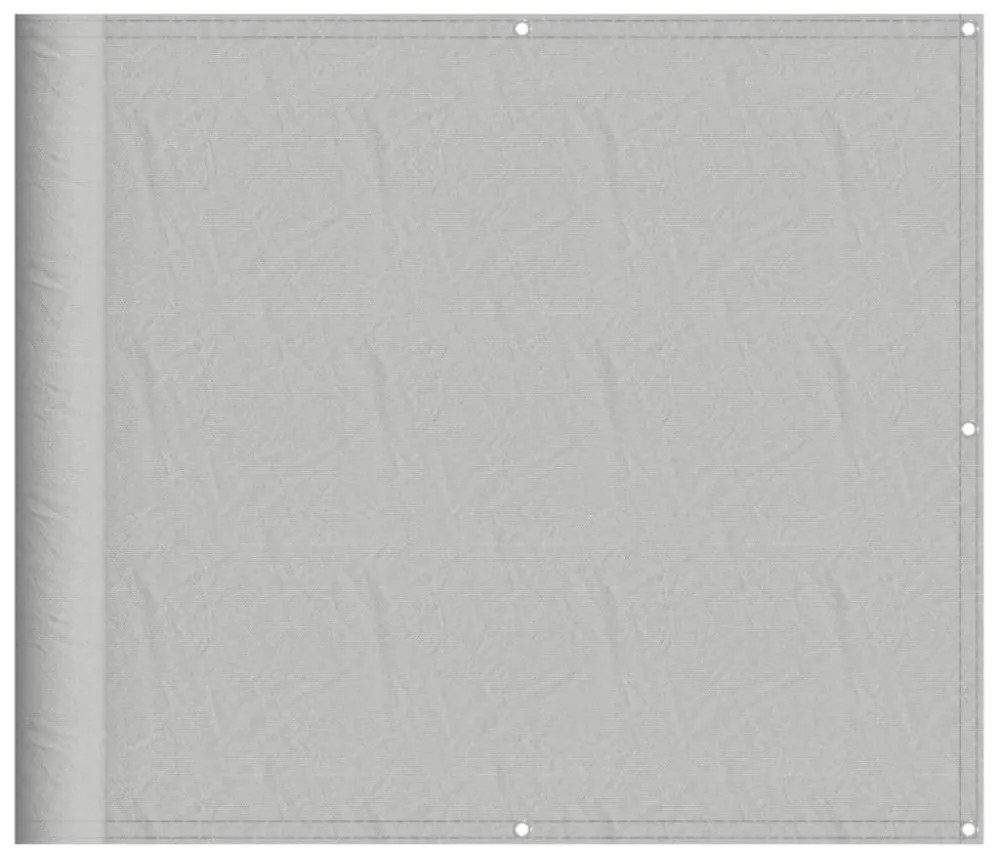 világosszürke 100% oxford poliészter erkélyparaván 90 x 300 cm
